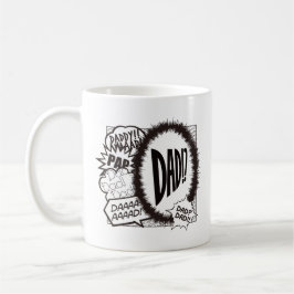 VATER DER ZOLLTasse. Comic-Version Kaffee-Tasse Kaffeetasse