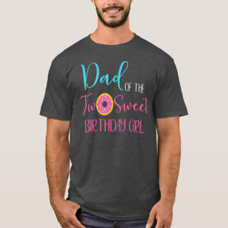 Vater der zwei süßen Geburtstagskarte im Alter von T-Shirt