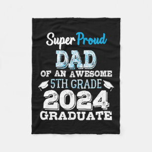 Vater des 5. Graduate 2024 Fleecedecke