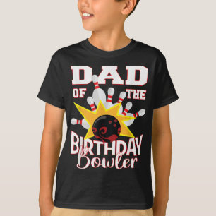 Vater des Bowler-Kid-Bowling-Party T-Shirt