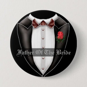 Vater des Braut-Hochzeits-Party-Knopfes Button