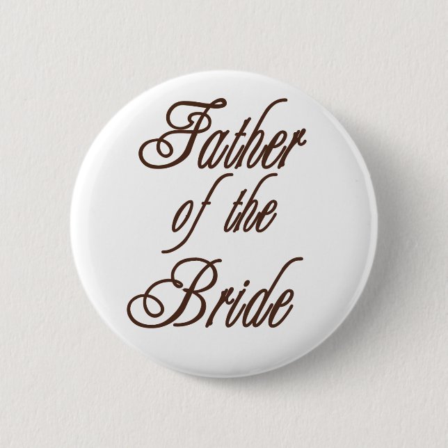 Vater des Braut-noblen Brauns Button (Vorderseite)
