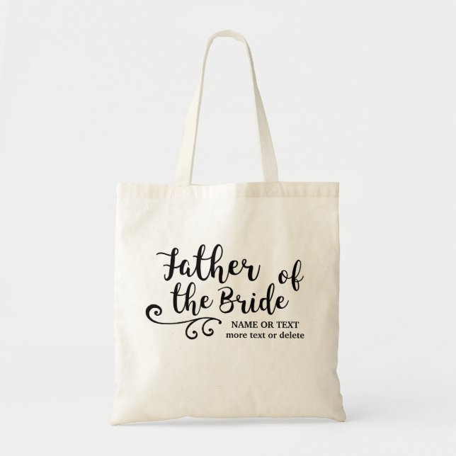 Vater des Braut-Taschen-Tasche| Chic-modernen Tragetasche (Vorne)