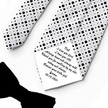 Vater des Brautgeschenks von Bride Krawatte<br><div class="desc">Erinnern Sie sich an Ihren Hochzeitstag an den verliebten Kleinen, den er einst war, indem Sie ihm diese personalisierte Brautvater-Krawatte mit einer personalisierten Botschaft mit Ihrem Namen und Ihrem Hochzeitsdatum geben. Geben Sie den Namen und das Datum ein, das in einem benutzerdefinierten Bereich gedruckt werden soll. Erstaunen Sie ihn auch...</div>