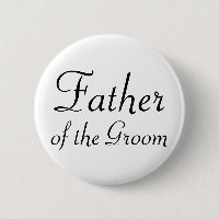 Vater des Bräutigam Pinback Knopfes