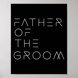 Vater des Bräutigams Dad Junggesellenabschied für  Poster