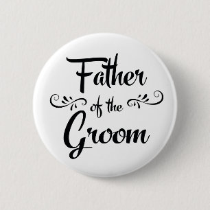 Vater des Bräutigams Lustiges Probedinner Button