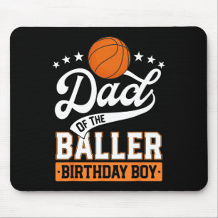 Vater des Byller Birthday Boy Bysketbyll Themed P Mousepad