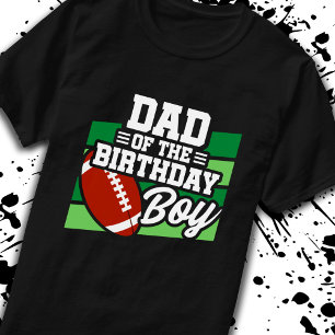 Vater des Geburtstags Boy Boys Football Party Vate T-Shirt