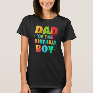 Vater des Geburtstags Boy Rex Dinosaur Daddy Papa T-Shirt