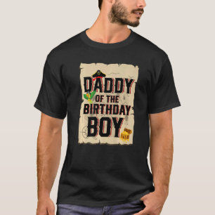 Vater des Geburtstags Junge Vater Pirate Thema 5. T-Shirt