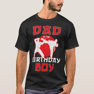Vater des Geburtstags Karate Taekwondo Boy Martial T-Shirt