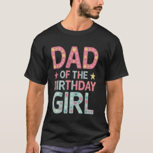 VATER des Geburtstags MÄDCHENS Florale Kunst T-Shirt