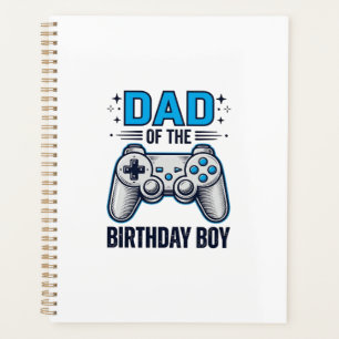 Vater des Geburtstagsjungen Gamer-Shirt-Design_1 Planer