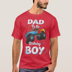 Vater des Geburtstagsjungen Monster Truck Bday Men T-Shirt