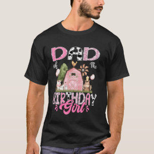 Vater des Geburtstagsmädchens 1. Geburtstag Rosa K T-Shirt