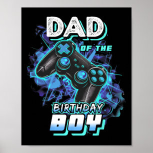 Vater des Geburtstagsspielers "Junge Matching Vide Poster