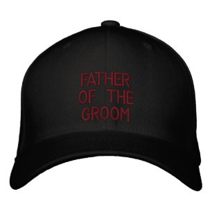 Vater des Grooms Bestickte Kappe