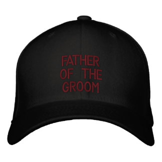 Vater des Grooms Bestickte Kappe