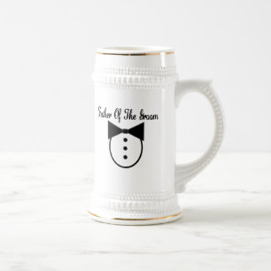 Vater des Grooms Bierglas