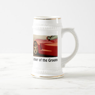 Vater des Grooms Bierglas