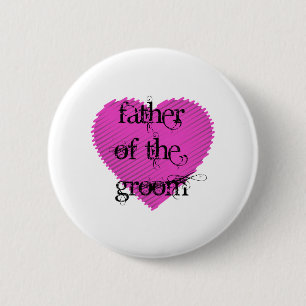 Vater des Grooms Button
