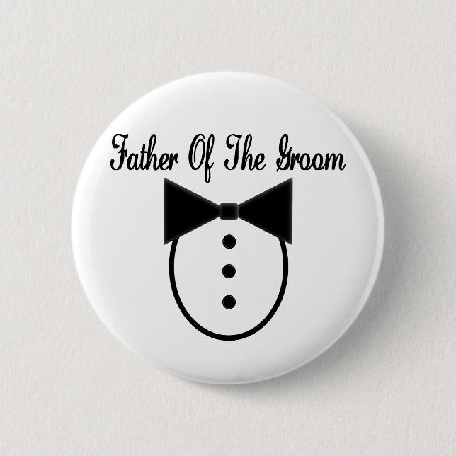 Vater des Grooms Button (Vorderseite)