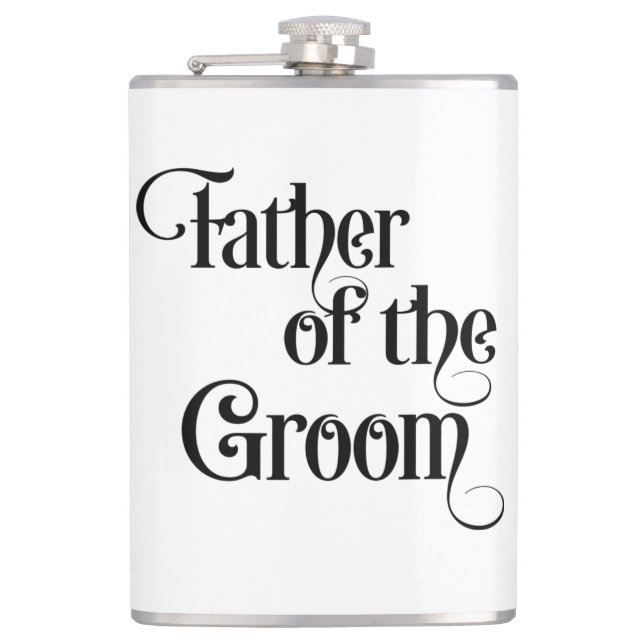 Vater des Grooms Flachmann (Vorderseite)