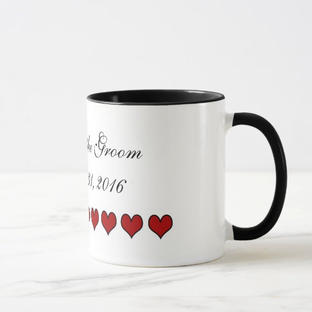 Vater des Grooms | Hochzeit Tasse (Rechts)