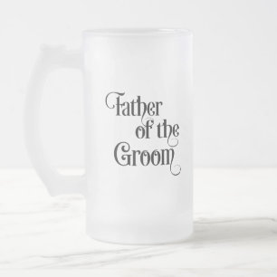 Vater des Grooms Mattglas Bierglas