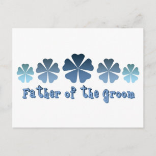 Vater des Grooms Postkarte