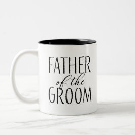 Vater des Grooms Zweifarbige Tasse