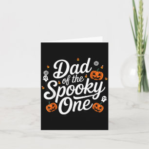 Vater des Gruseligen Erster lustiger Halloween Karte