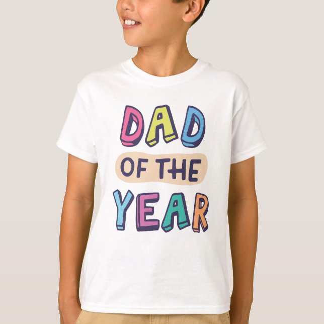Vater des Jahres T-Shirt (Vorderseite)
