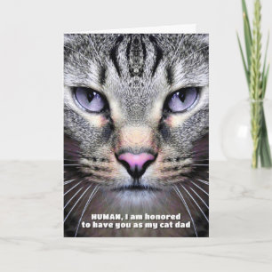 Vater des Katers Vatertagskarte Karte