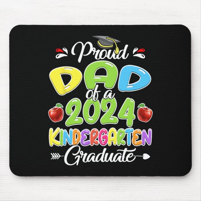 Vater des Kindergärtners 2024 Mousepad (Vorne)