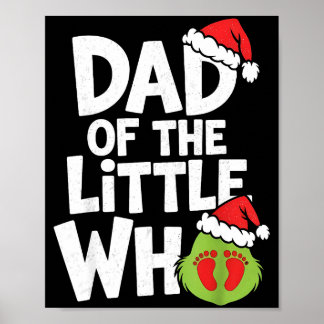 Vater des kleinen, der lustige Weihnachts-Schwange Poster