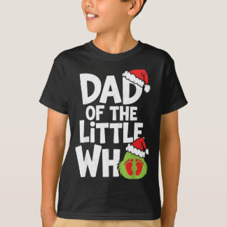 Vater des kleinen lustigen Weihnachts-Schwangersch T-Shirt