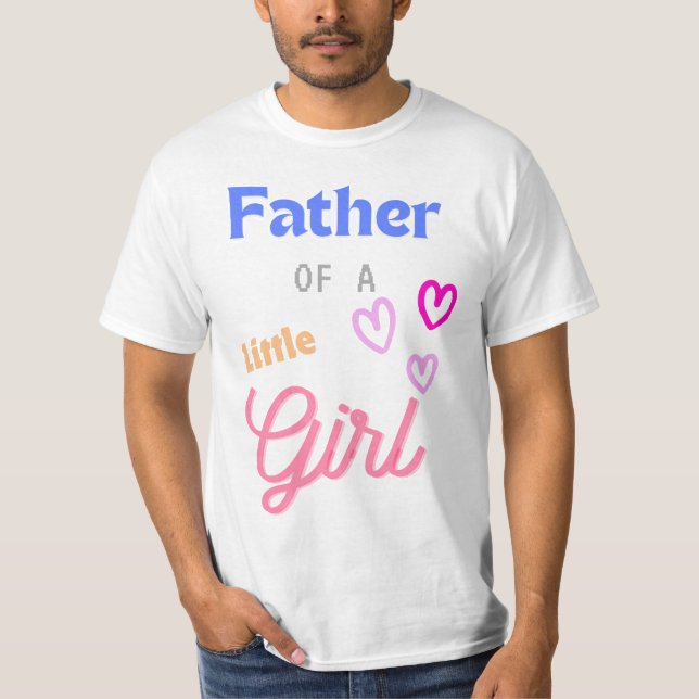 Vater des kleinen Mädchens T-Shirt (Vorderseite)