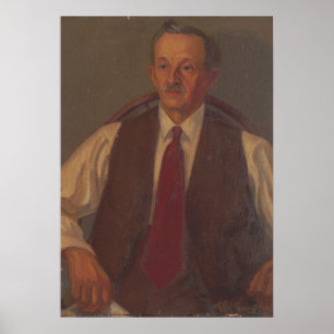 Vater des Künstlers - Kulhanek Portrait (1942) Poster