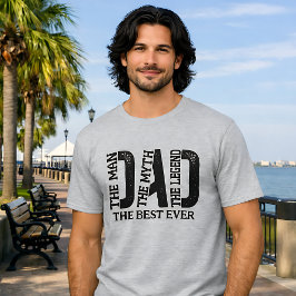 Vater des Mannes, des Mythos, des benutzerdefinier T-Shirt