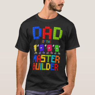 Vater des Meisterbauers Geburtstagsjunge Girl Bloc T-Shirt