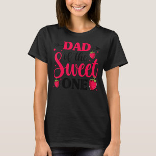 Vater des Süßes Erdbeeren-Party-Familienmatten T-Shirt
