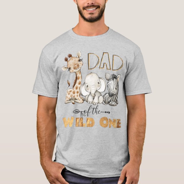 Vater des Wild One Gold Foil T - Shirt (Vorderseite)