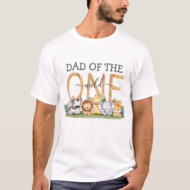 Vater des Wilden Ein-Jungle-Safari-T - Shirt (Vorderseite)