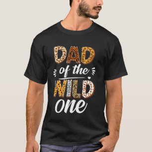 Vater des wilden Zoo 1. Geburtstag Safari Dschunge T-Shirt
