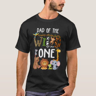 Vater des wilden Zoo Birthday Safari Dschungel Ani T-Shirt