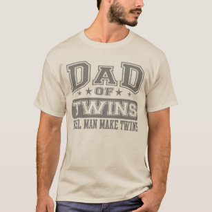 Vater des Zwillings-wirklichen Mannes machen T-Shirt
