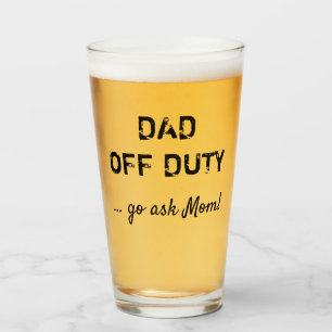 Vater dienstfrei glas