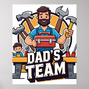 Vater-Digitalposter für Produktfamilie Poster